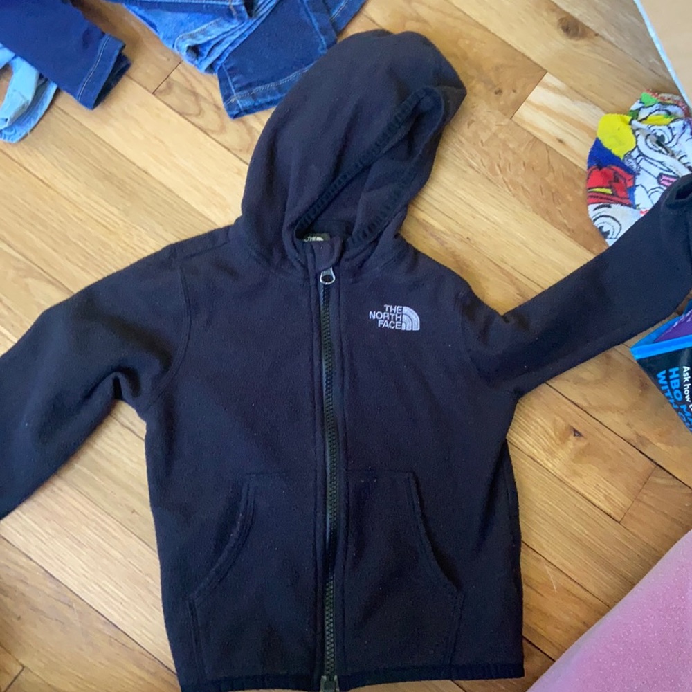 Boys North Face zip up hoodie